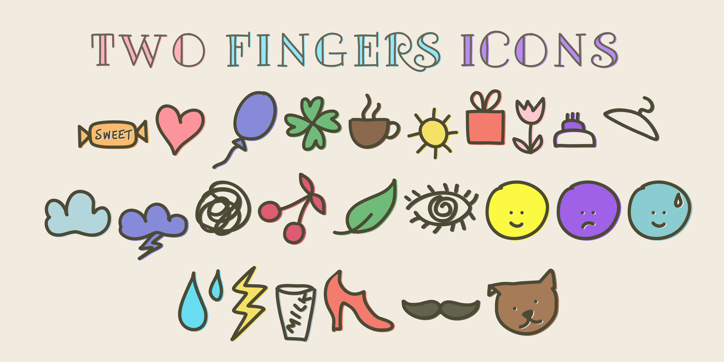 Two Fingers Font